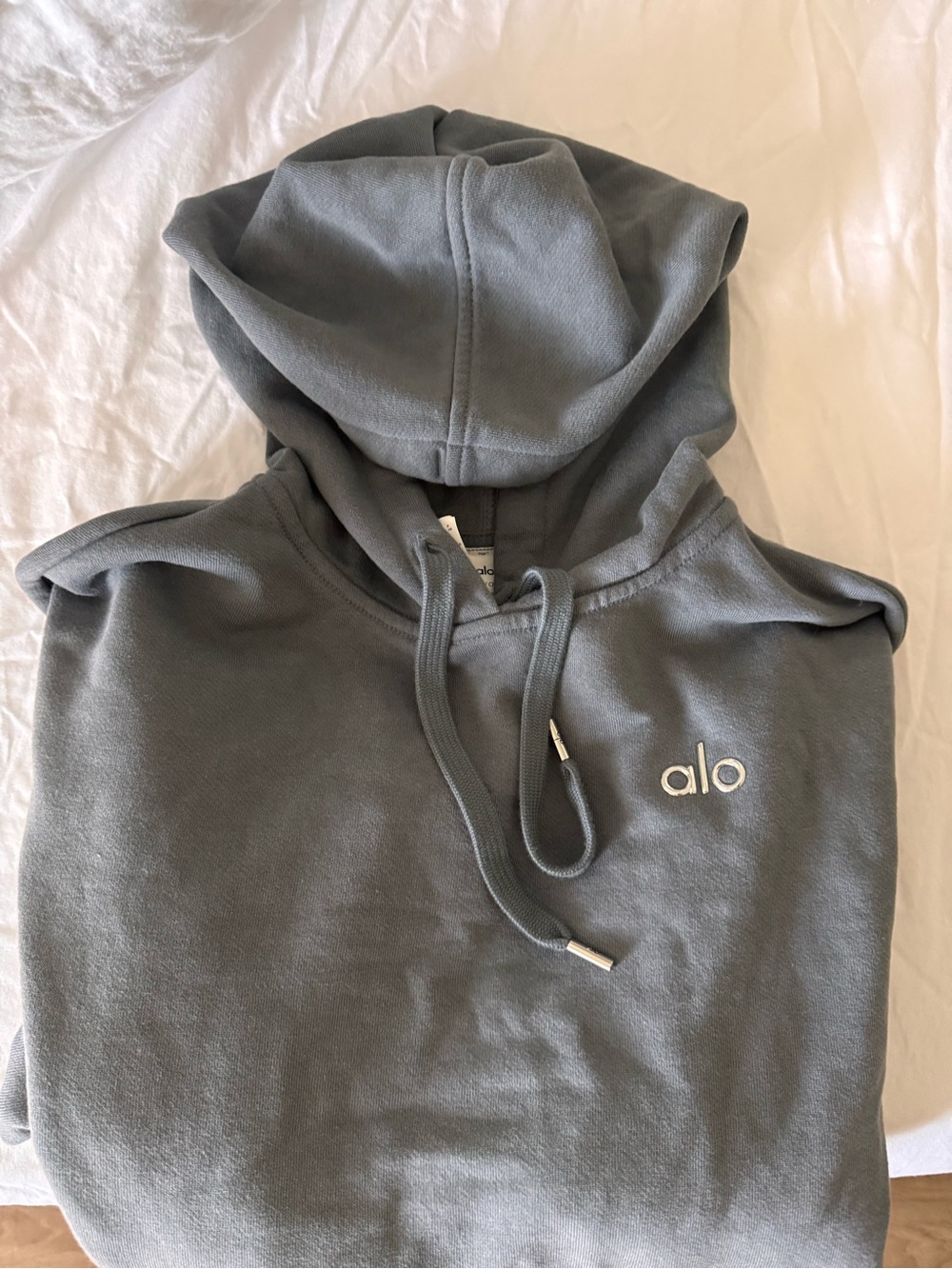ALO Yoga Hoodie in Slate Gray